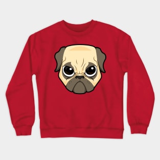 Angry Pug Crewneck Sweatshirt